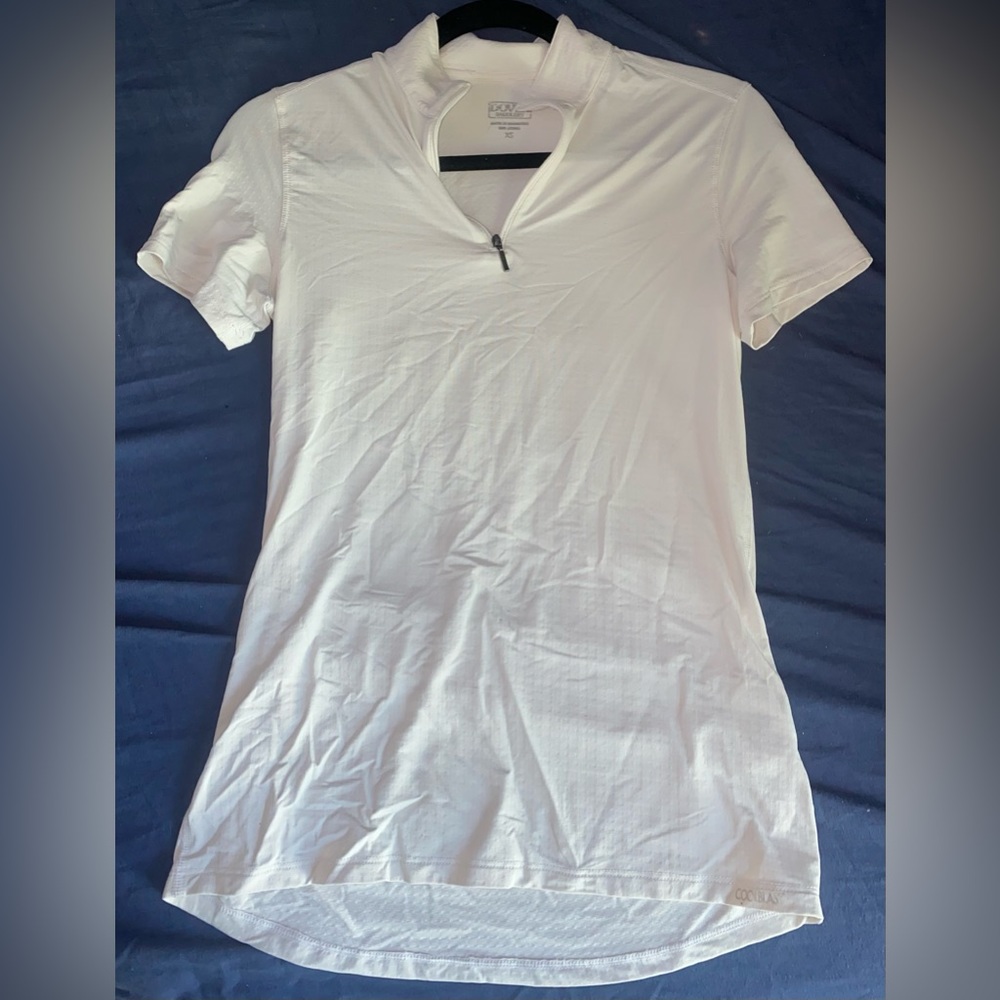 DOVER SADDLERY COOLBLAST SHORT SLEEVE HALF ZIP XS BRAND NEW